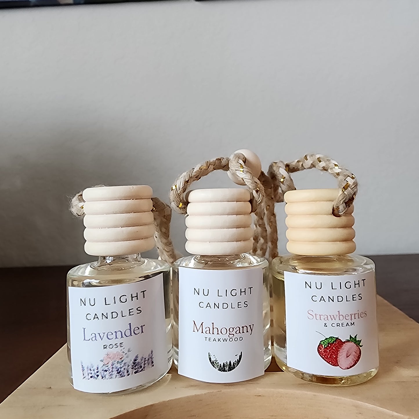 Car Air Freshener Diffuser Bottle Pick from 3 fragrances