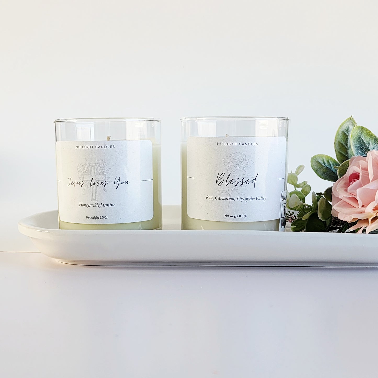 Jesus Loves You Candle