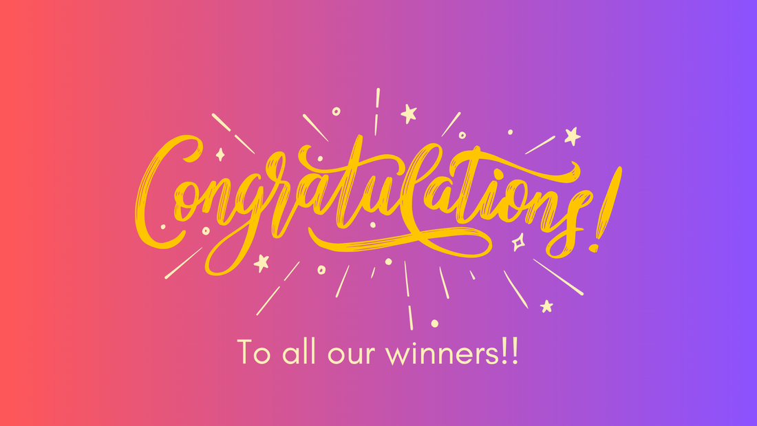 Congrats to All Our Giveaway Winners!