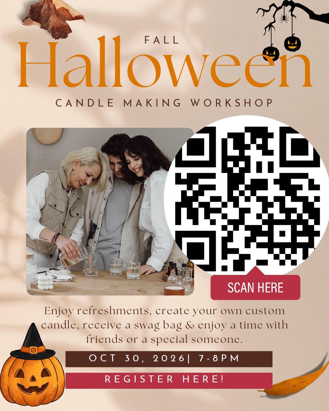 Fall Halloween Workshop