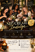 Fall Candle Workshop - SIP CREATE & INDULGE!