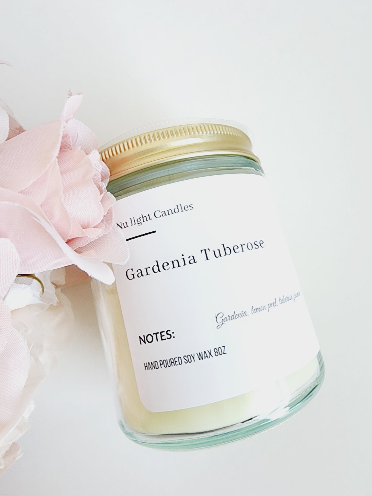 Gardenia Tuberose 7oz Candle Container