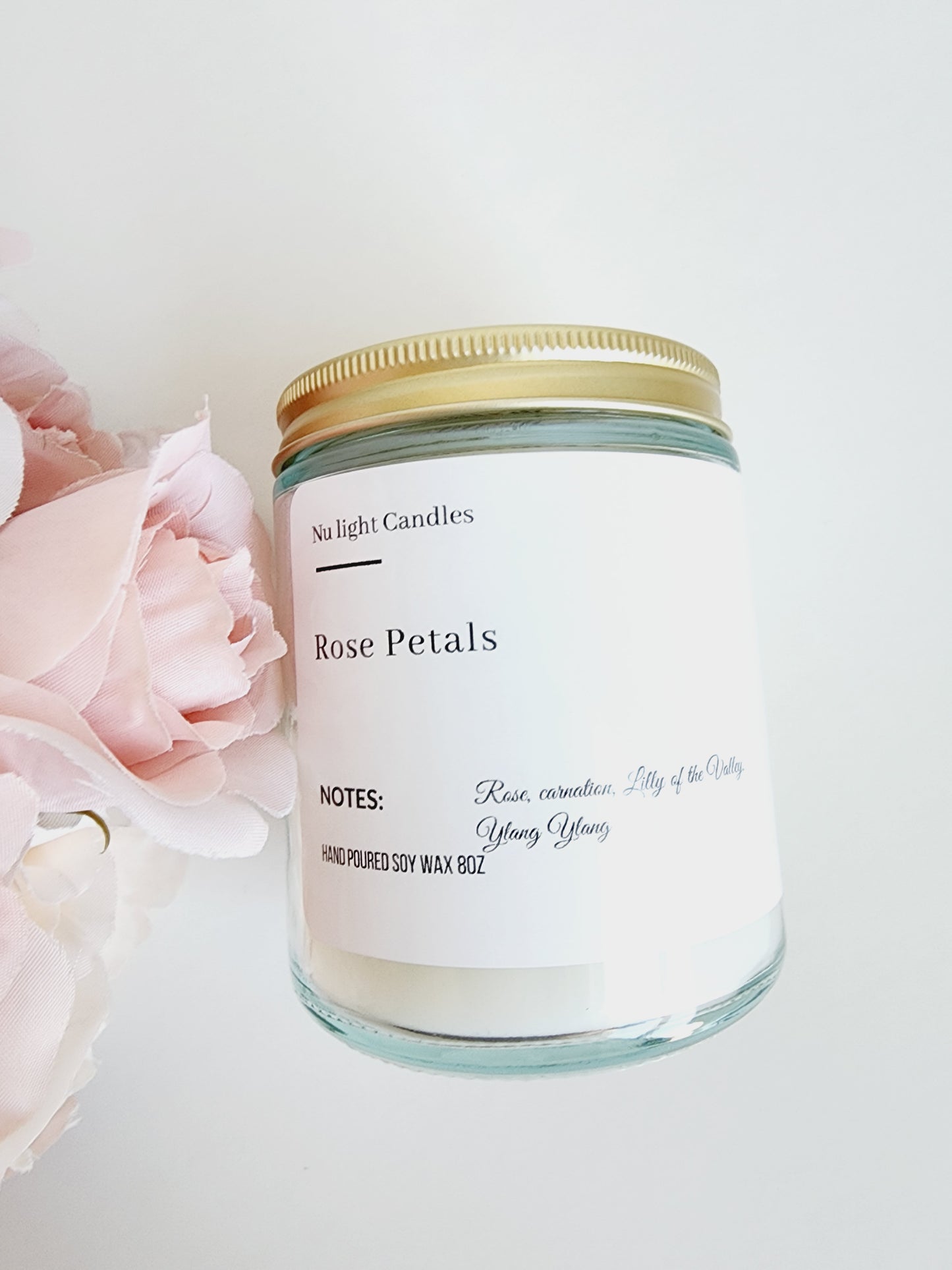 Rose Petals Candles 7oz Container