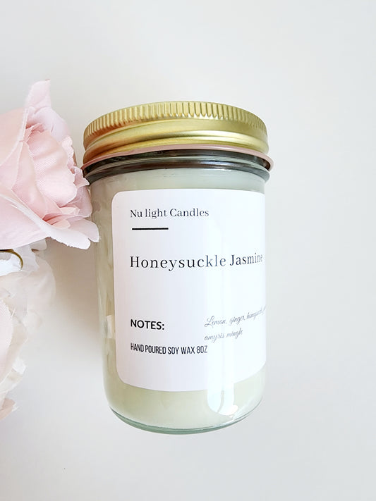 Honeysuckle Jasmine 7oz Candle Container